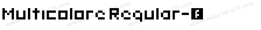 Multicolore Regular字体转换